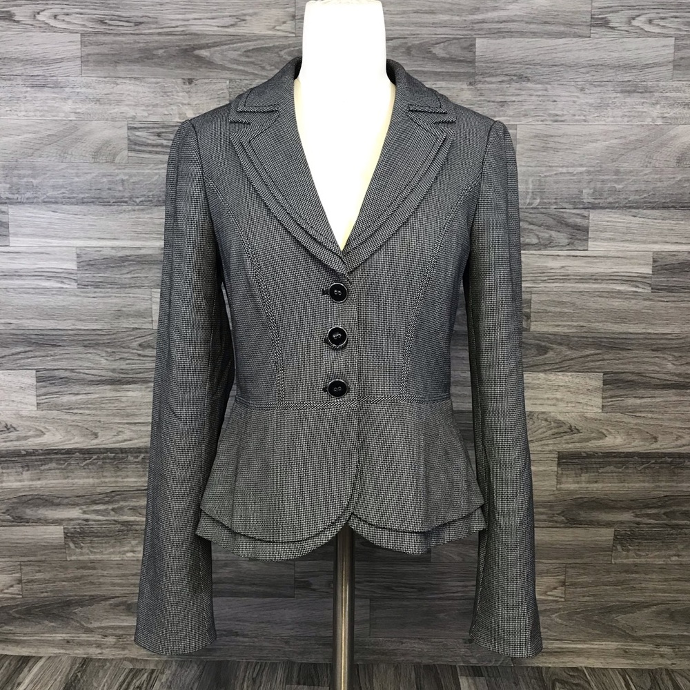 White House Black Market Gray Blazer